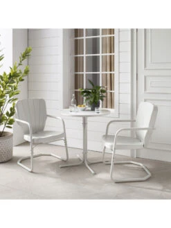 Crosley Ridgeland 3-piece Outdoor Bistro Set 24 Crosley Ridgeland 3-piece Outdoor Bistro Set -Nature's Yard Sales Store 8611594 wt 37v