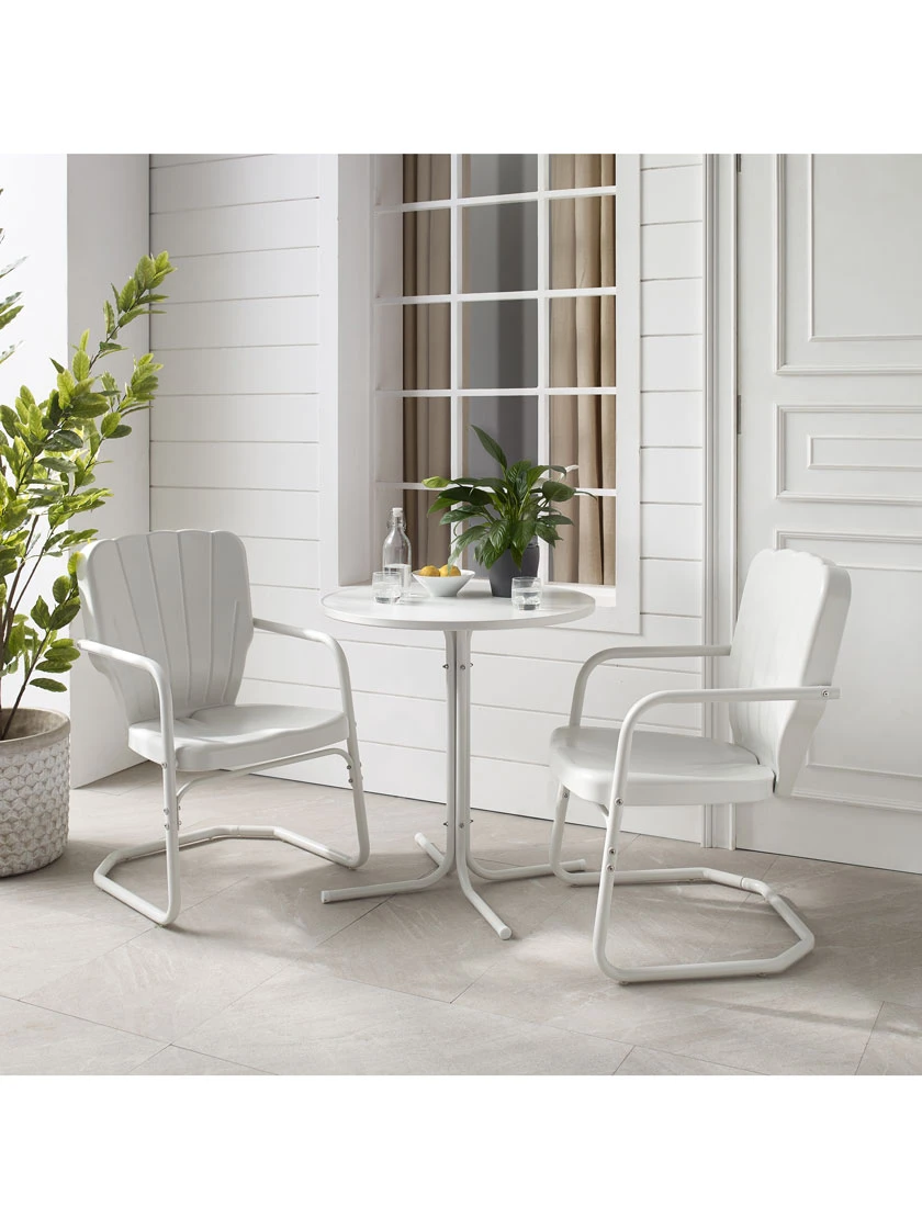 Crosley Ridgeland 3-piece Outdoor Bistro Set 8 Crosley Ridgeland 3-piece Outdoor Bistro Set - Image 8