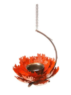 Desert Steel Sunset Peony Bird Feeder 5 Desert Steel Sunset Peony Bird Feeder -Nature's Yard Sales Store 8611637 02v