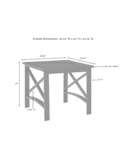 Crosley Kaplan Side Table 21 Crosley Kaplan Side Table -Nature's Yard Sales Store 8611953 08v