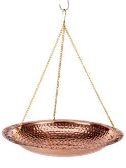 Copper Hanging Birdbath, 18" -Nature's Yard Sales Store 8612268 03v