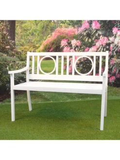 Gramercy Outdoor Metal Bench -Nature's Yard Sales Store 8612281 06v