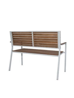 Braylee Metal And Wood Garden Bench -Nature's Yard Sales Store 8612284 02v