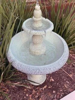 Exaco Enduro Clay Tiered Fountain 7 Exaco Enduro Clay Tiered Fountain -Nature's Yard Sales Store 8612391 01V jpg