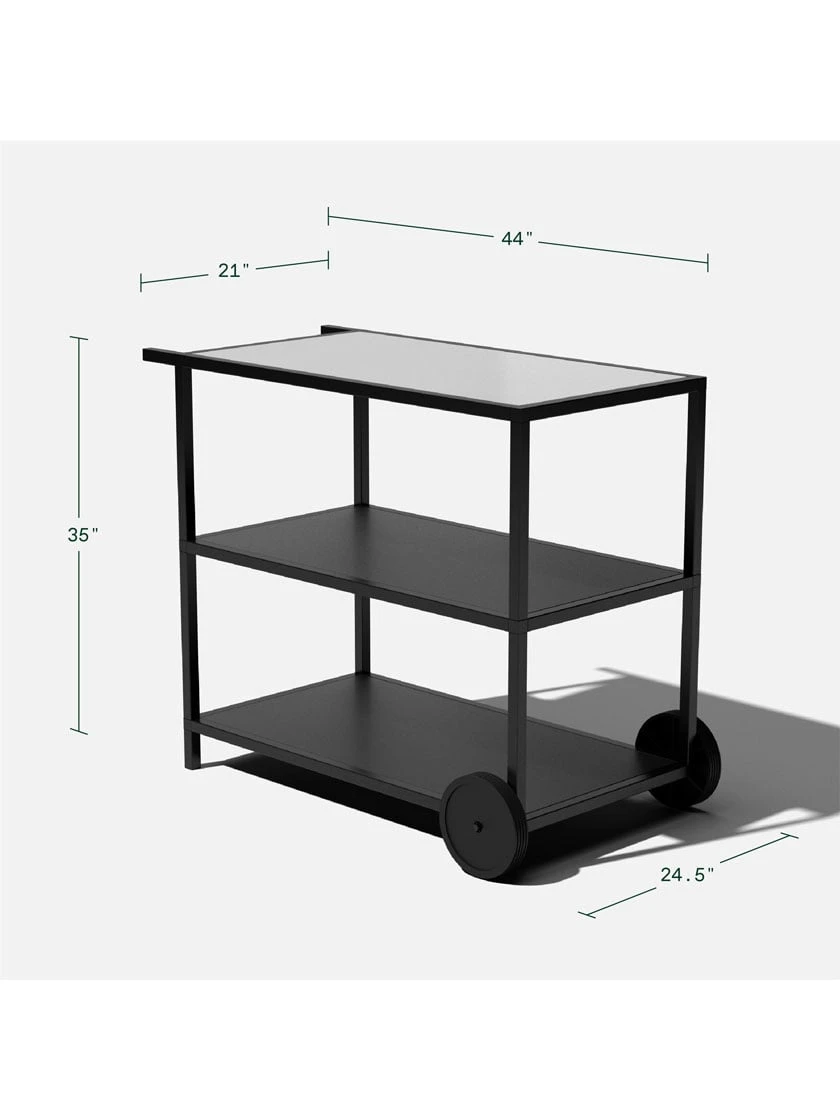 Veradek Stainless Steel Outdoor Kitchen Series Bar Cart 5 Veradek Stainless Steel Outdoor Kitchen Series Bar Cart - Image 5