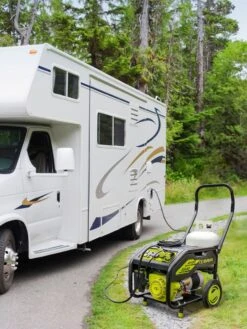 Sun Joe® 4,100/3,300-Running Watt Propane Powered Portable Generator W/24VBattery Starter -Nature's Yard Sales Store 8612525 07v