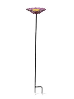 Glass Flower Butterfly Feeder Stake -Nature's Yard Sales Store 8612573 326