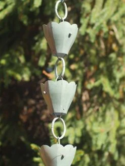 Tulip Pure Copper Rain Chain, 8.5' -Nature's Yard Sales Store 8612740 05v