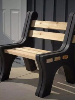 Custom Length Lightweight Indoor Or Outdoor Bench Ends -Nature's Yard Sales Store 8612857BK 09V tif