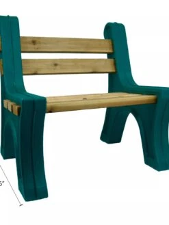 Custom Length Lightweight Indoor Or Outdoor Bench Ends -Nature's Yard Sales Store 8612857GR 03V tif