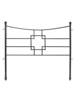 Achla Designs Square-on-Squares Fence Sections, Set Of 4 -Nature's Yard Sales Store 8612992 04v