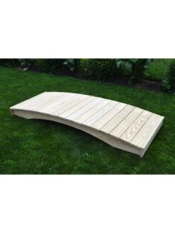 Plank Garden Bridge Unfinished 3' X 12' -Nature's Yard Sales Store 8613097 02v 1