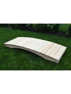 Plank Garden Bridge Unfinished 3' X 8' 7 Plank Garden Bridge Unfinished 3' X 8' -Nature's Yard Sales Store 8613097 02v 3
