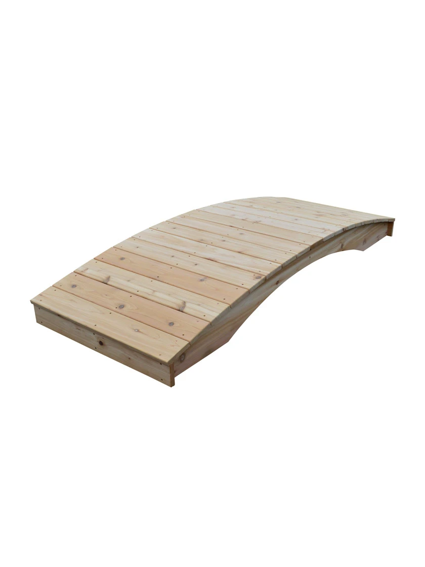 Plank Garden Bridge Unfinished 3' X 6' 1 Plank Garden Bridge Unfinished 3' X 6'