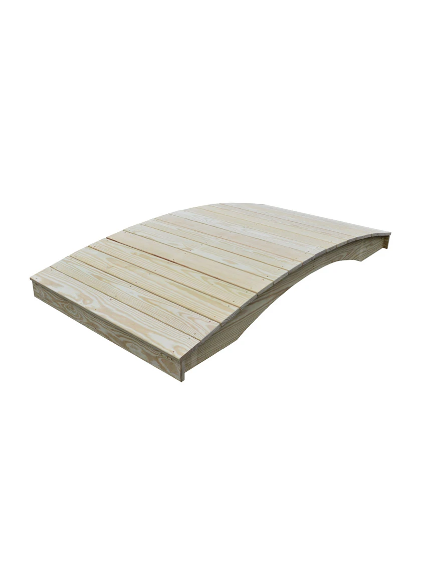 Plank Garden Bridge Unfinished 4' X 8' 1 Plank Garden Bridge Unfinished 4' X 8'