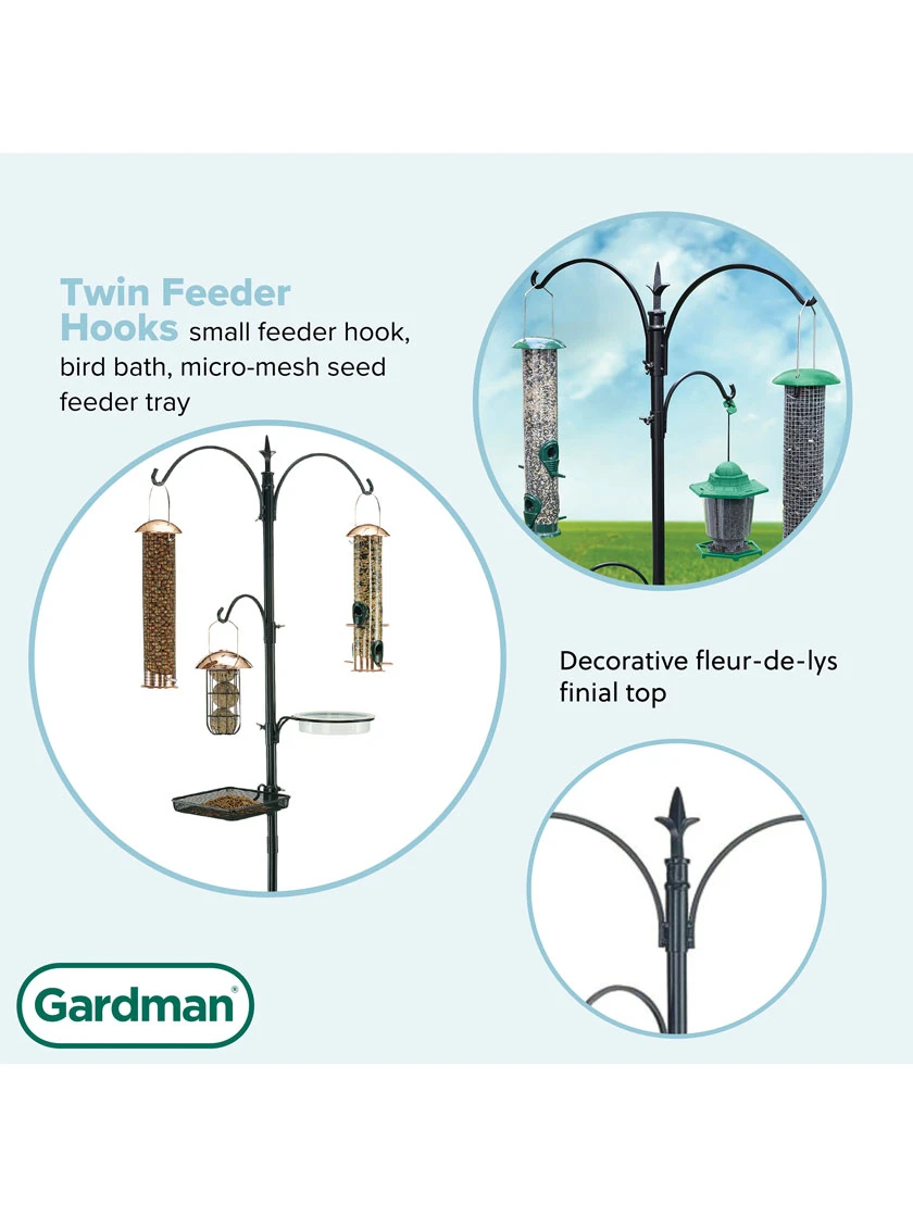 Gardman® Antique Finish Bird Feeding Station 6 Gardman® Antique Finish Bird Feeding Station - Image 6