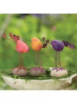 Birds On Stones Set -Nature's Yard Sales Store 8613371 01V 3 4