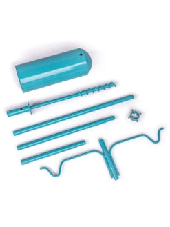 Color Pop 2 Arm Bird Feeder Pole Set With Squirrel Baffle 9 Color Pop 2 Arm Bird Feeder Pole Set With Squirrel Baffle -Nature's Yard Sales Store 8613786 05v