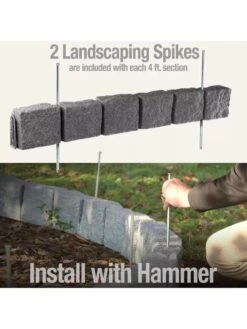 Beuta™ 6-Block Edging Section, 4 Pack 6 Beuta™ 6-Block Edging Section, 4 Pack -Nature's Yard Sales Store 8614155 03V 3 4