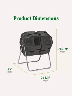 Dual-Batch Compost Tumbler -Nature's Yard Sales Store Dual Compost Bin 2