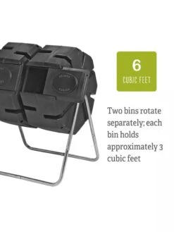 Dual-Batch Compost Tumbler -Nature's Yard Sales Store Dual Compost Bin 5