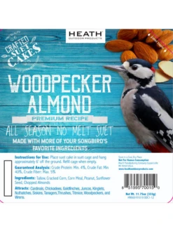 Woodpecker Almond Suet, 11.75 OZ, 12 Pack -Nature's Yard Sales Store webimage 8613691 03V